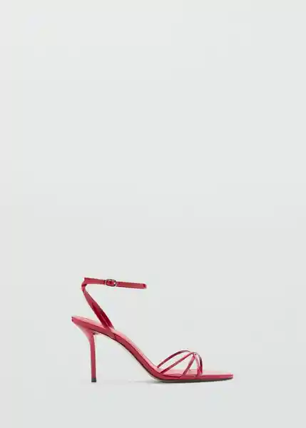 Sandalias Zazo Rojo Talla 37 Mujer Mango