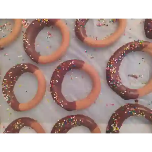 Rosquitas de Arroz con Chocolate