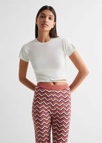 Pantalón Lulap Rosa Talla 20 Niñas Mango