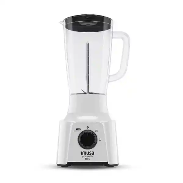 Imusa Licuadora Powermix Vaso Plástico Blanca 2V.