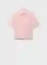 Camisa Pai Rosa Light Talla S Mujer Mango
