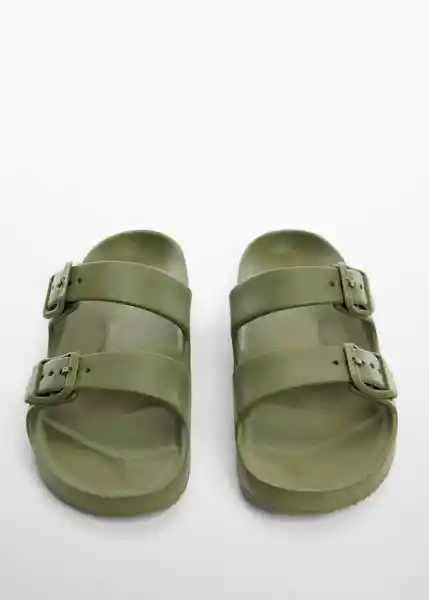 Chanclas Pauk Khaki Talla 35 Niños Mango