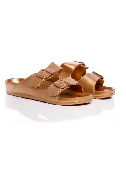 People Sandalias Eva Tipo Birken Mujer Dorado Talla 37