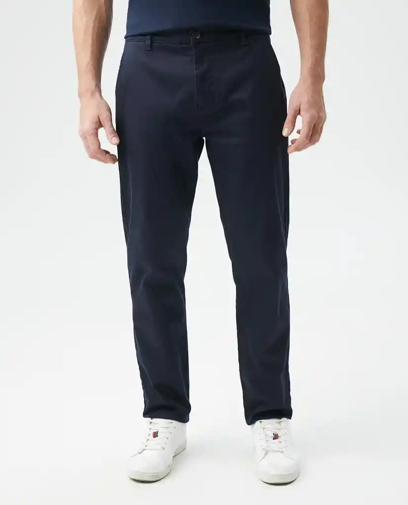Pantalon Khakis Portland Azul Altamar Ultraoscuro Talla 36 Hombre Chevignon