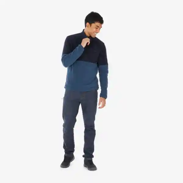 Quechua Saco Polar de Senderismo Hombre Azul Talla 2XL MH 500