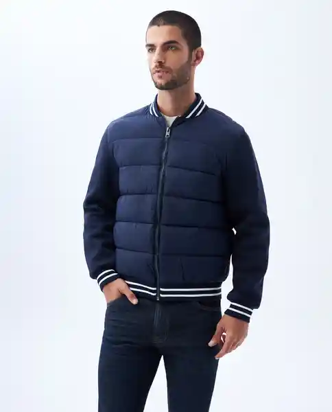 Chaqueta Hombre Azul Talla S 822F002 Americanino