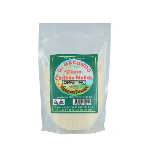 De Macondo Queso Costeño Molido