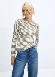 Camiseta Saco Piedra Talla S Mujer Mango