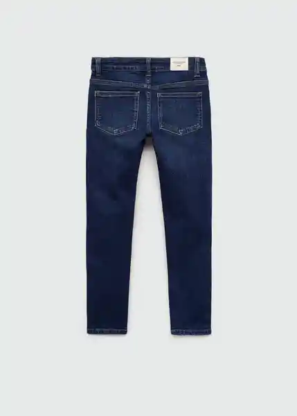 Jean Skinny Tejano Oscuro Talla 11 Niños Mango