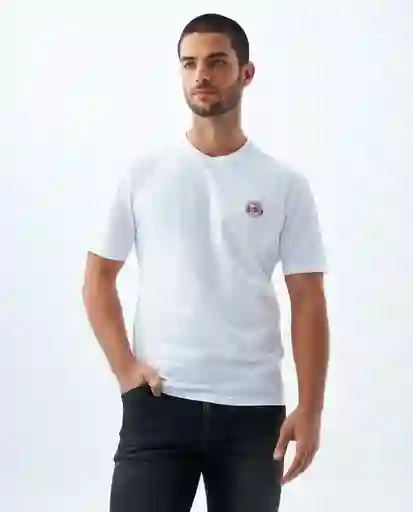 Camiseta Hombre Blanco Talla L 849F004 Americanino