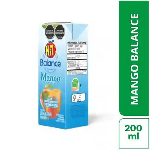 Hit Jugo Mango Sin Azúcar 200 mL