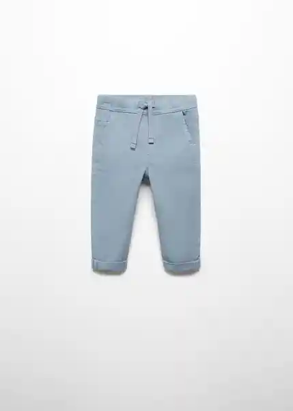 Pantalón Cord Niños Azul Talla 67 Mango