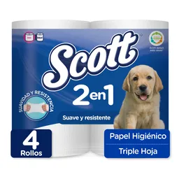 Scott Papel Higiénico 2 en Rollos