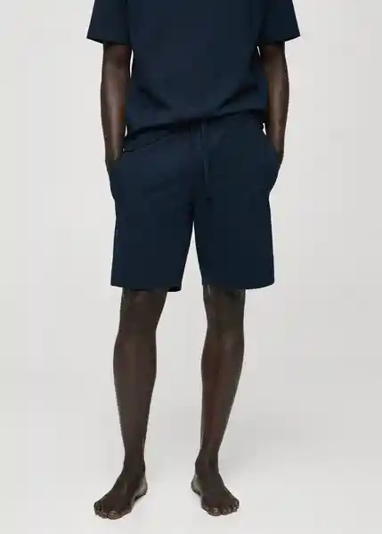 Pijama Pack Sleep Navy Talla L Hombre Mango