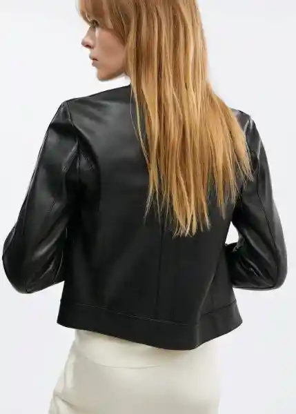 Chaqueta Gabi Negro Talla L Mujer Mango