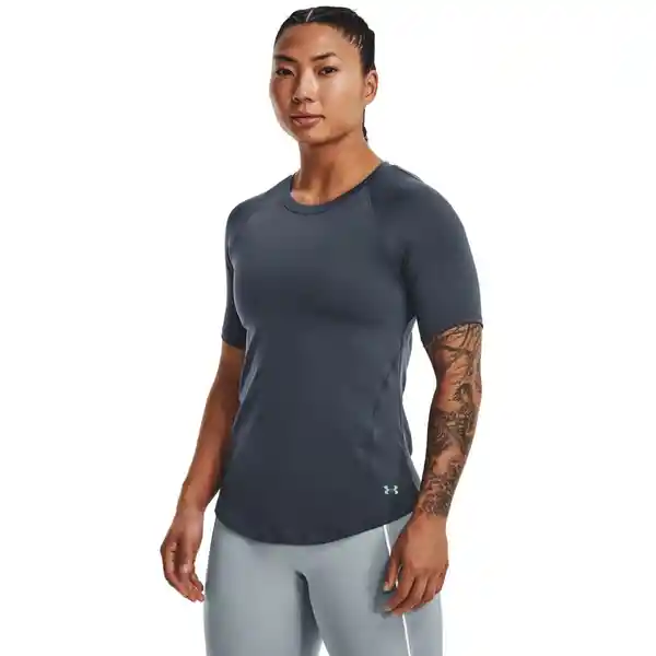 Under Armour Camiseta Ua Rush Ss Gris Talla SM