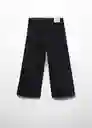 Jean Culotte6 Tejano Niñas Negro Talla 12 Mango