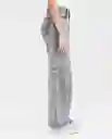Jean Special Fit Wide Leg Gris Grafito Oscuro Talla 10 Chevignon