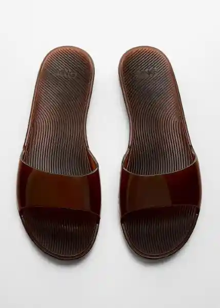 Sandalias Medusa Chocolate Talla 38 Mujer Mango