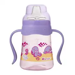 Gerber Vaso Asas y Chupo Silicona Lila