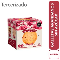 Galletas de Arroz Spiga Foods Con Arándanos Sin Azúcar