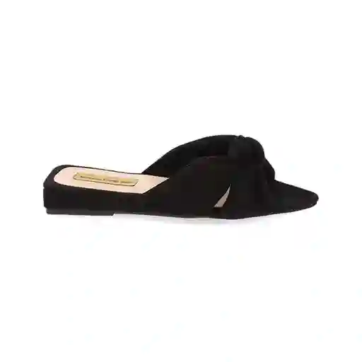 Sandalias Plana London Negro Talla 38