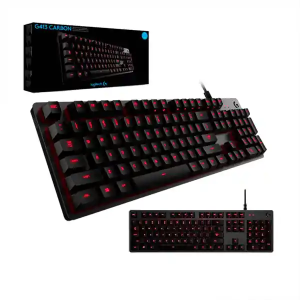 Logitech Teclado Mecánico G413 con Retroiluminación para Juegos