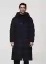 Abrigo Anorak Turino Navy Talla XXL Hombre Mango