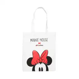 Miniso Bolsa Para Compras Minnie Mouse Disney Mediana Negro