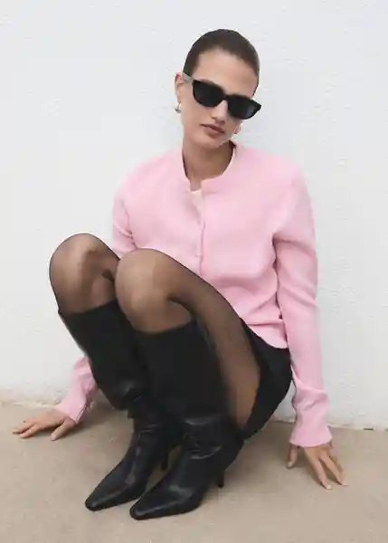 Cárdigan Seedsun Rosa Talla S Mujer Mango