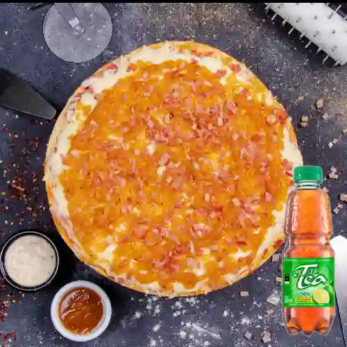 Combo Pizza Hawaiana + Mr Tea Limón 300 ml