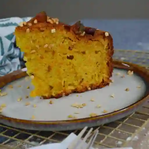 Torta de zanahoria - porción