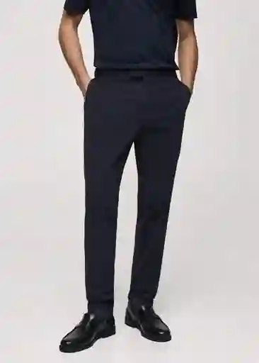 Pantalón Zurich Navy Talla 40 Hombre Mango