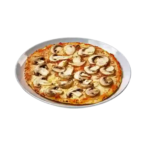 Pizza Mediana de Champiñones Al Ajillo