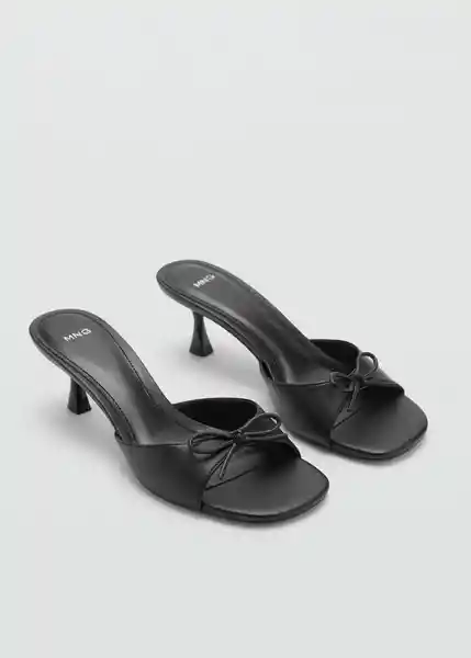 Sandalias Sarao Negro Talla 42 Mujer Mango