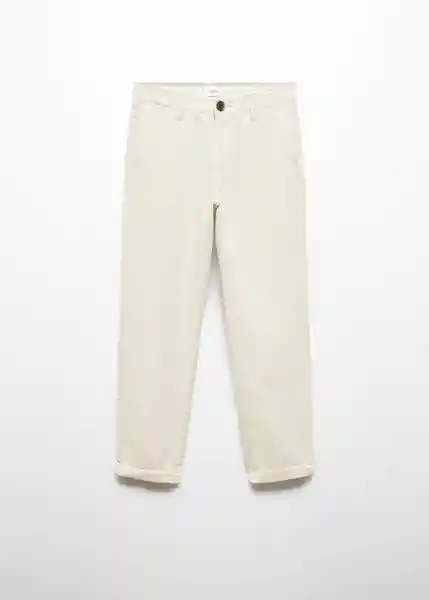 Pantalón Nico Beige Talla 10 Niños Mango