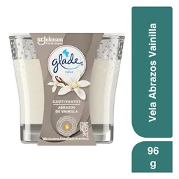 Glade Ambientador vela abrazos de vainilla, 96gr