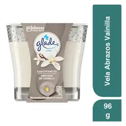 Glade Ambientador vela abrazos de vainilla, 96gr