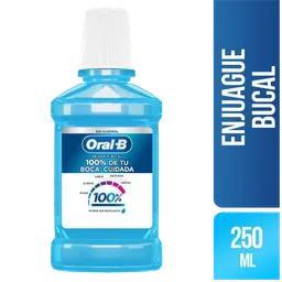 Oral-B Enjuague Bucal 100 % Sabor Menta