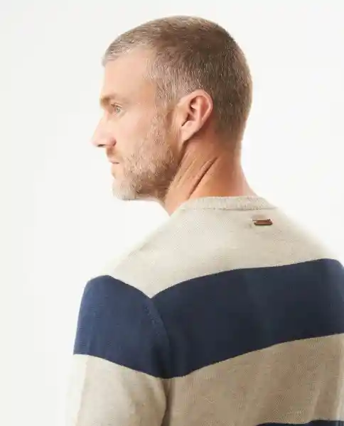 Suéter Retro Masculino Azul Marruecos Oscuro Talla S Chevignon