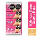 Bridge Galleta Waffer con Crema Sabor Fresa