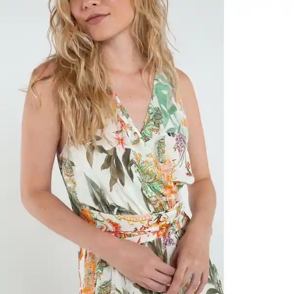 Vestido Tiznit Mujer Crudo Marfil Claro Talla M 472E310 Naf Naf