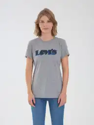 Levi'S Camiseta Graphic Para Mujer Gris L