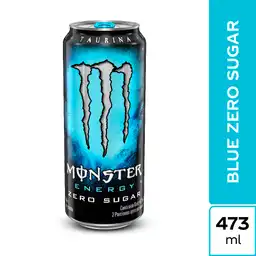 Monster Bebida Energizante Zero Blue 473 mL