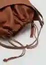 Bolso M Keops Cuero Talla 99 Mujer Mango