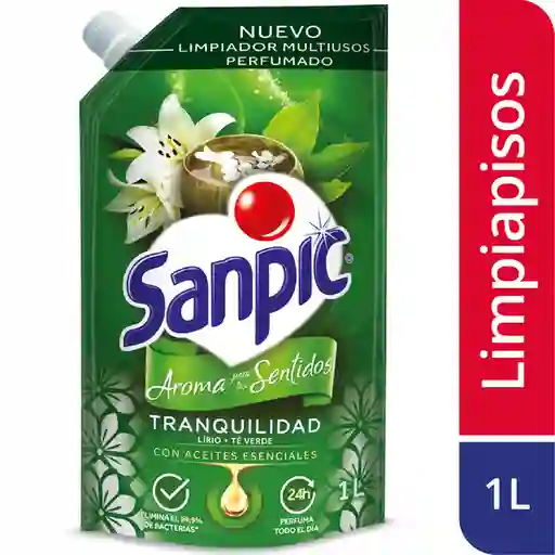 Sanpic Limpiador Multiusos Tranquilidad Con Lirio y té Verde