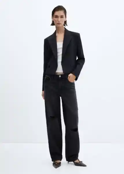 Jean Kathy Tejano Negro Talla 42 Mujer Mango