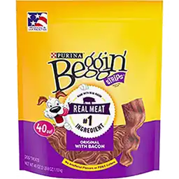 Dog Chow Snack para Perros Beggin Sabor Tocineta