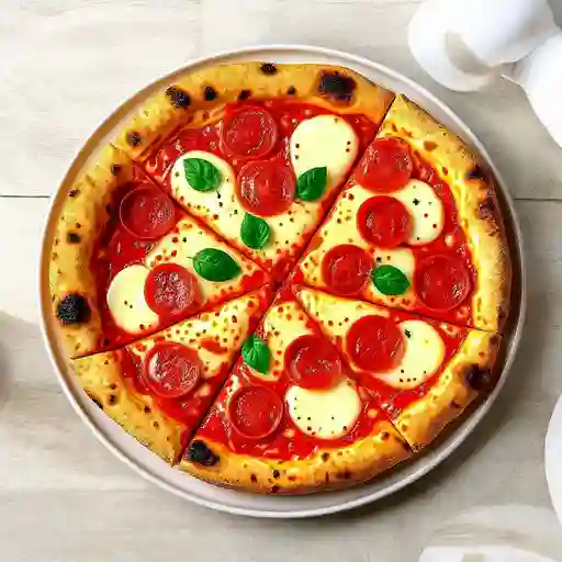 Pizza Pepperoni 6 Porciones + Gaseosas 250ml