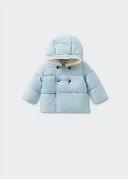 Anorak Copo3 Celeste Talla 63 Niños Mango